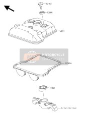 110610351, Gasket, Head Cover, Kawasaki, 1