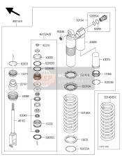 92145088910, Spring,Rearshock,K=55N/MM,Blk, Kawasaki, 0