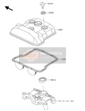 110610351, Gasket, Head Cover, Kawasaki, 0