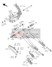 330010728, Swing Arm, Kawasaki, 0