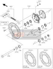 420411428, SPROCKET-HUB,51T,Steel, Kawasaki, 0