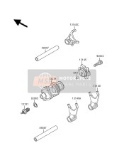 Tambour de changement de vitesse & Fourchette de changement de vitesse