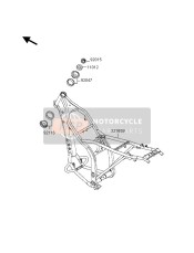 32160139445, FRAME-COMP,J.S.Violet, Kawasaki, 0