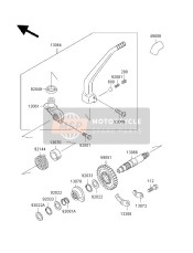 490061284, Boot,Kick Pedal, Kawasaki, 0