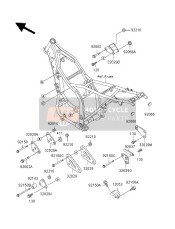 921501686, Bolt,Flanged,10X150, Kawasaki, 2