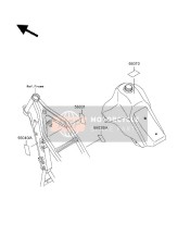 560301176, Label,Gasoline, Kawasaki, 0