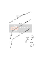 540120113, CABLE-THROTTLE, Closing, Kawasaki, 1