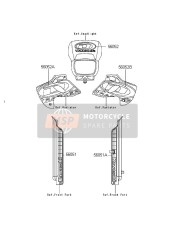 560521072, Mark,Head Lamp Cover, Kawasaki, 0