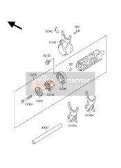 Tambour de changement de vitesse & Fourchette de changement de vitesse