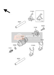 Gear Change Drum & Shift Fork