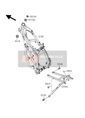 321601633CC, FRAME-COMP,Fr,L.Green, Kawasaki, 0