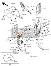 390621900, Durite Radiateur KX12, Kawasaki, 1