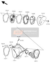 110130008, ELEMENT-AIR Filter, Kawasaki, 0