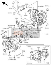 140015398, SET-CRANKCASE,PUMP-ROTOR KX250, Kawasaki, 0