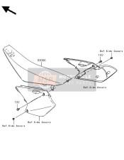 530660079339, SEAT-ASSY,Gray/black KX250-N2, Kawasaki, 0