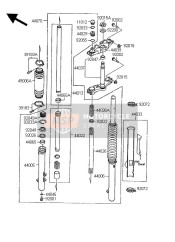 490061205KR, Boot,Fork,Green 12, Kawasaki, 1