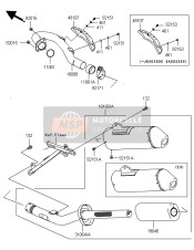 180880356, PIPE-EXHAUST, Kawasaki, 0