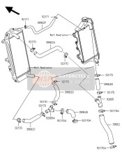 390620086, HOSE-COOLING, Kawasaki, 0