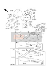 181001080, BODY-ASSY-MUFFLER, Kawasaki, 0