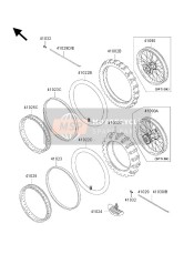 410901130, WHEEL-SUB Assy, Fr, Kawasaki, 0