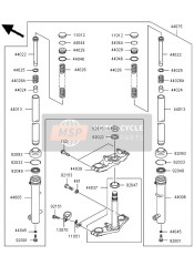 440050018, PIPE-LEFT Fork Outer, Kawasaki, 0