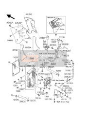 4912550666C, Tapa Dcha. Radiador, Eba, Kawasaki, 0