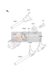 Tambour de changement de vitesse & Fourchette de changement de vitesse