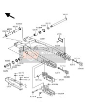 330400020, Kettenspanner,Rh, Kawasaki, 1