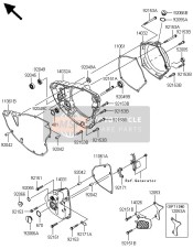 110610031, Gasket,Clutch Cover,Outer, Kawasaki, 1