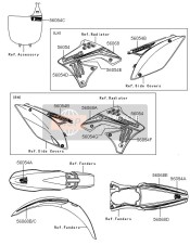 560681634, Pattern,Fr Fender,Rh, Kawasaki, 0