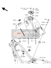 51001035525Q, Benzintank,Kpl,F.S.Black, Kawasaki, 0