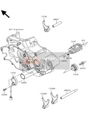 Gear Change Drum & Shift Fork