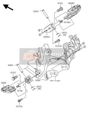 320540050, BRACKET-STEP ,Rh, Kawasaki, 0