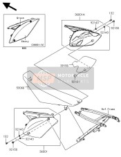 53066027913R, SEAT-ASSY,Black/green, Kawasaki, 0