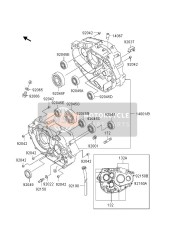 140015352, SET-CRANKCASE, Kawasaki, 1