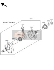 130310714, CRANKSHAFT-COMP, Kawasaki, 0