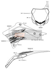 560692467, Autocollant, Plaque, Kawasaki, 0