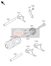 Tambour de changement de vitesse & Fourchette de changement de vitesse(S)