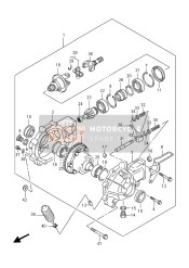 Final Bevel Gear (Front) (LT-F400F P17)