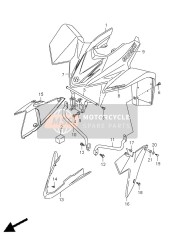 5312233H00YU1, Cover, Side Lh (Yellow), Suzuki, 0