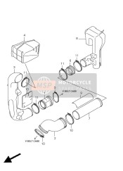 1138831G11, Duct,Belt Clg F, Suzuki, 0