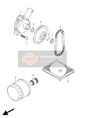 1631031G00, Chain, Oil Pump Drive (82RH2005-60M), Suzuki, 2