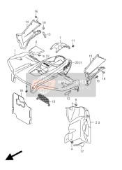 5334131G11YUW, Lid,Fender Fr, Suzuki, 1