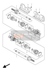 6490431G11, Protector,Rr Drive Shaft,L, Suzuki, 1