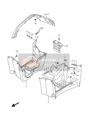 6335127H01291, Extension, Rh (Black), Suzuki, 0