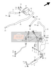 015470612A, Bearing Bolt, Suzuki, 1