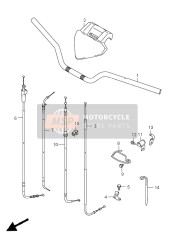 5841045G11, Kabel, Choke, Suzuki, 0