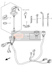 3714619B30, Chiave,  Blank (Type:f), Suzuki, 4