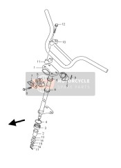 5621104200, Holder, Handlebar, Suzuki, 2