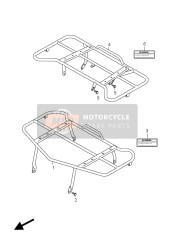 4631031G32YFS, Carrier, Rear (Silver), Suzuki, 0